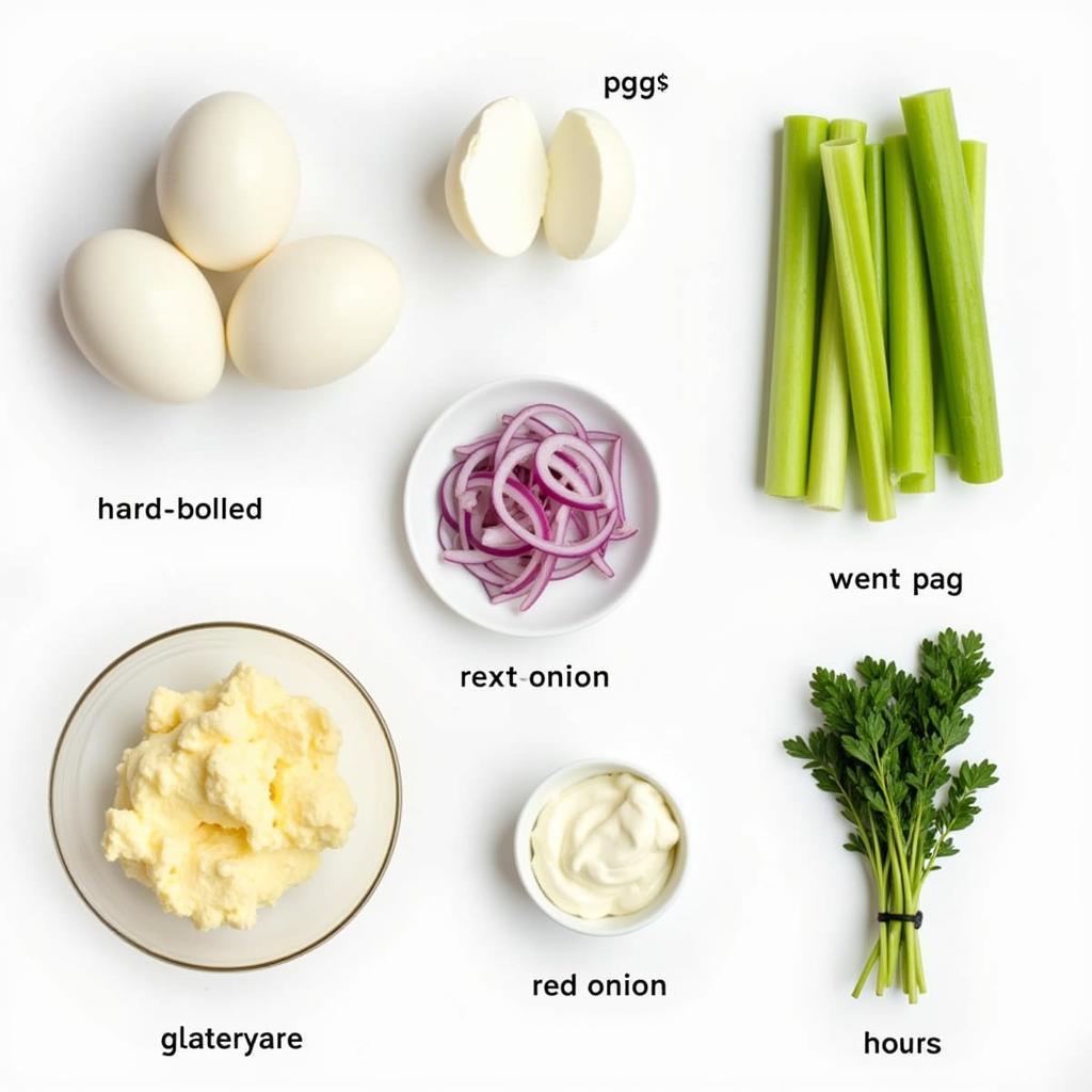 Gluten-Free Egg Salad Ingredients