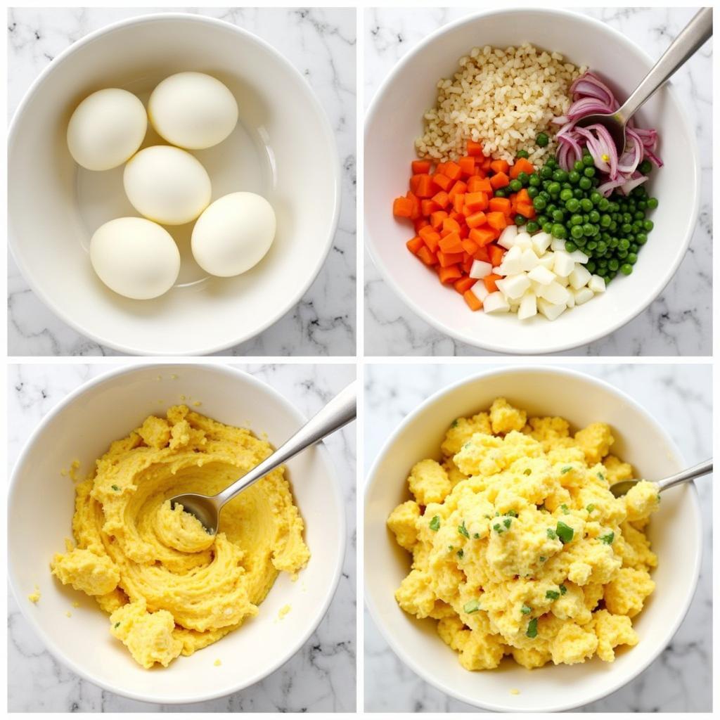 Gluten-Free Egg Salad Preparation