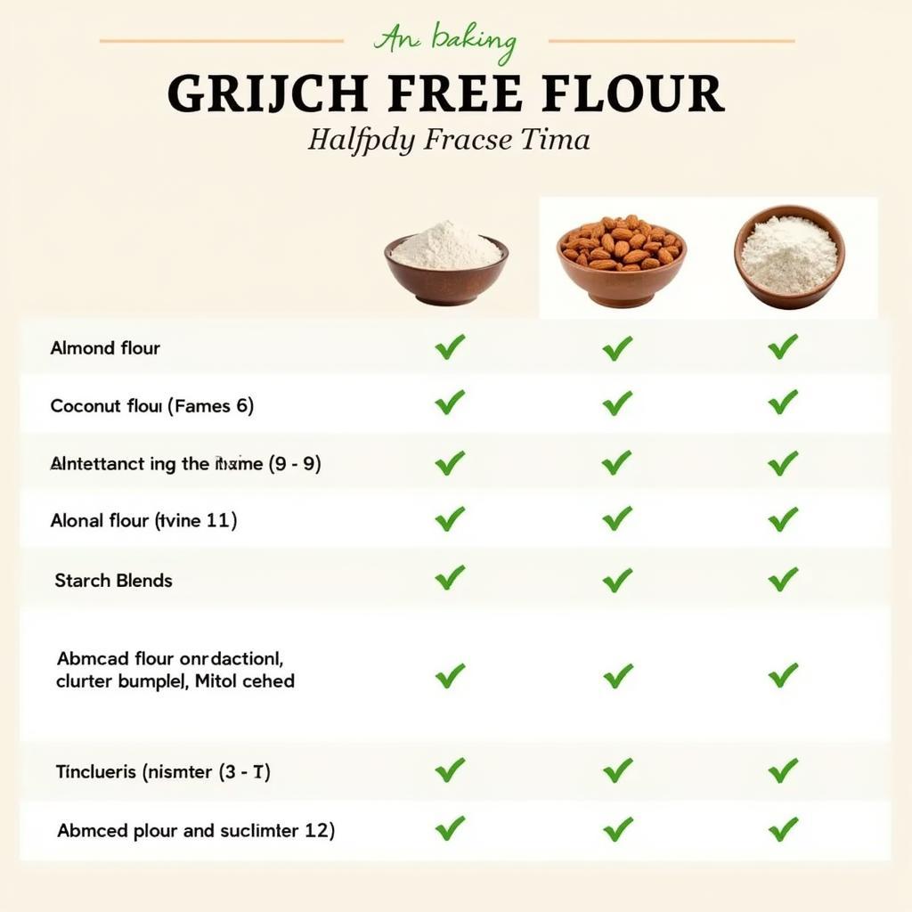 Gluten Free Flour Blends Comparison