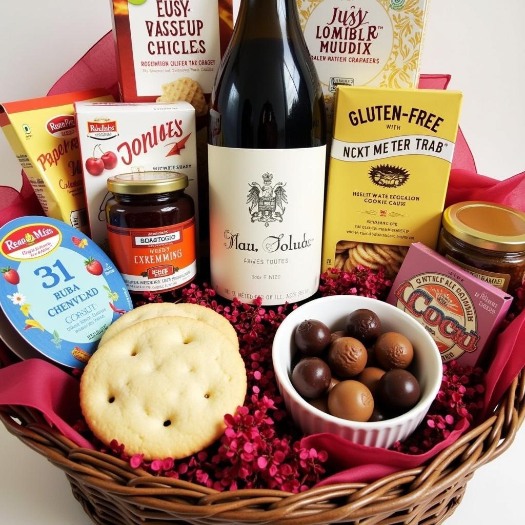 Gluten-Free Gourmet Gift Basket Contents