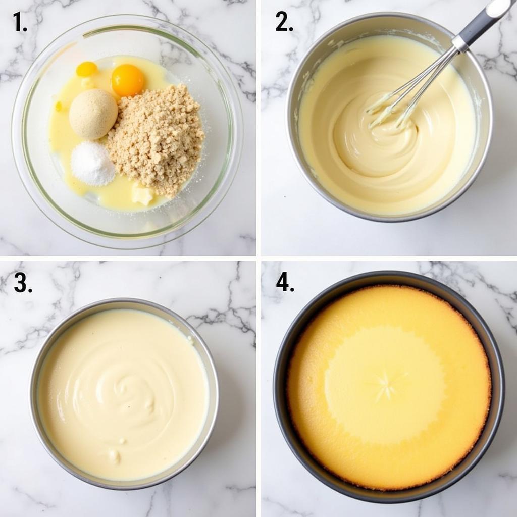 Baking a Gluten-Free Japanese Cheesecake