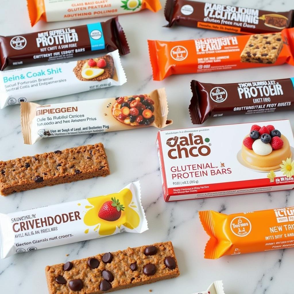 Variety of Gluten Free Nut Free Protein Bars