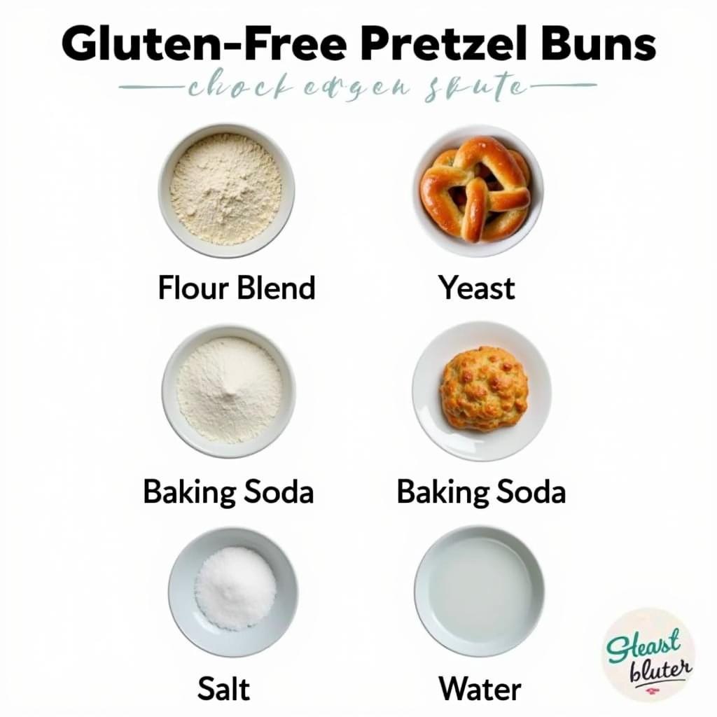 Gluten-Free Pretzel Bun Ingredients