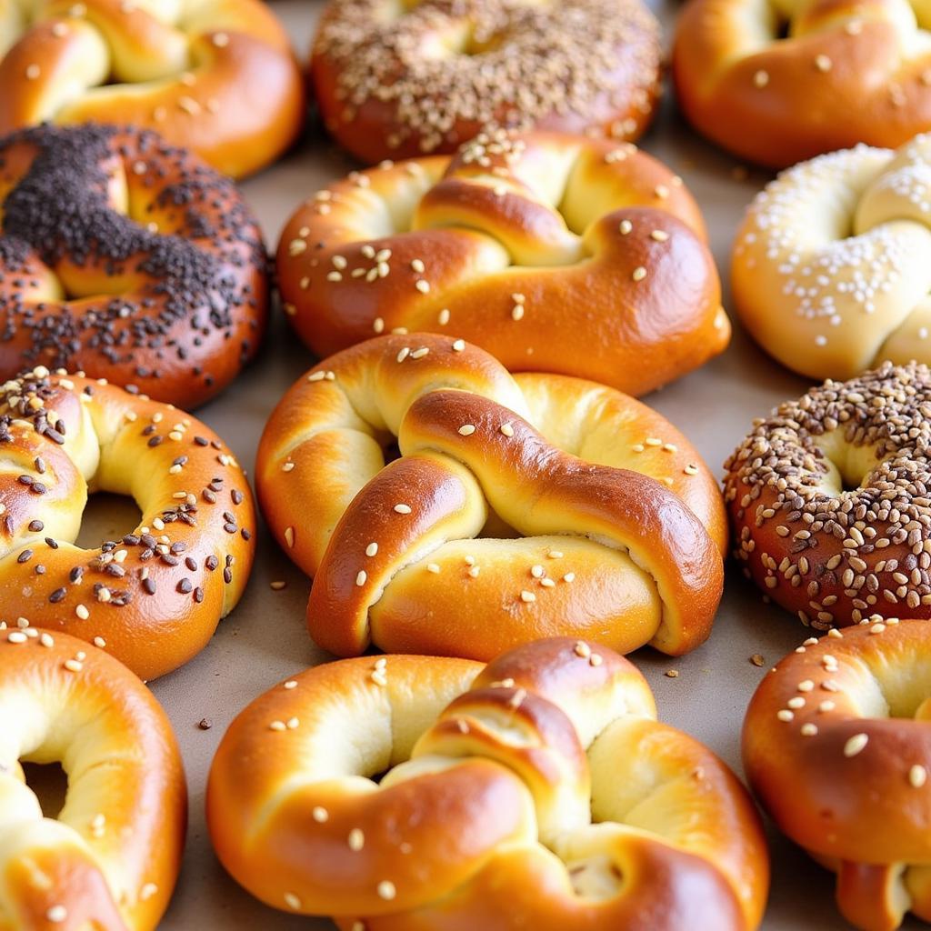 Gluten-Free Pretzel Bun Variations