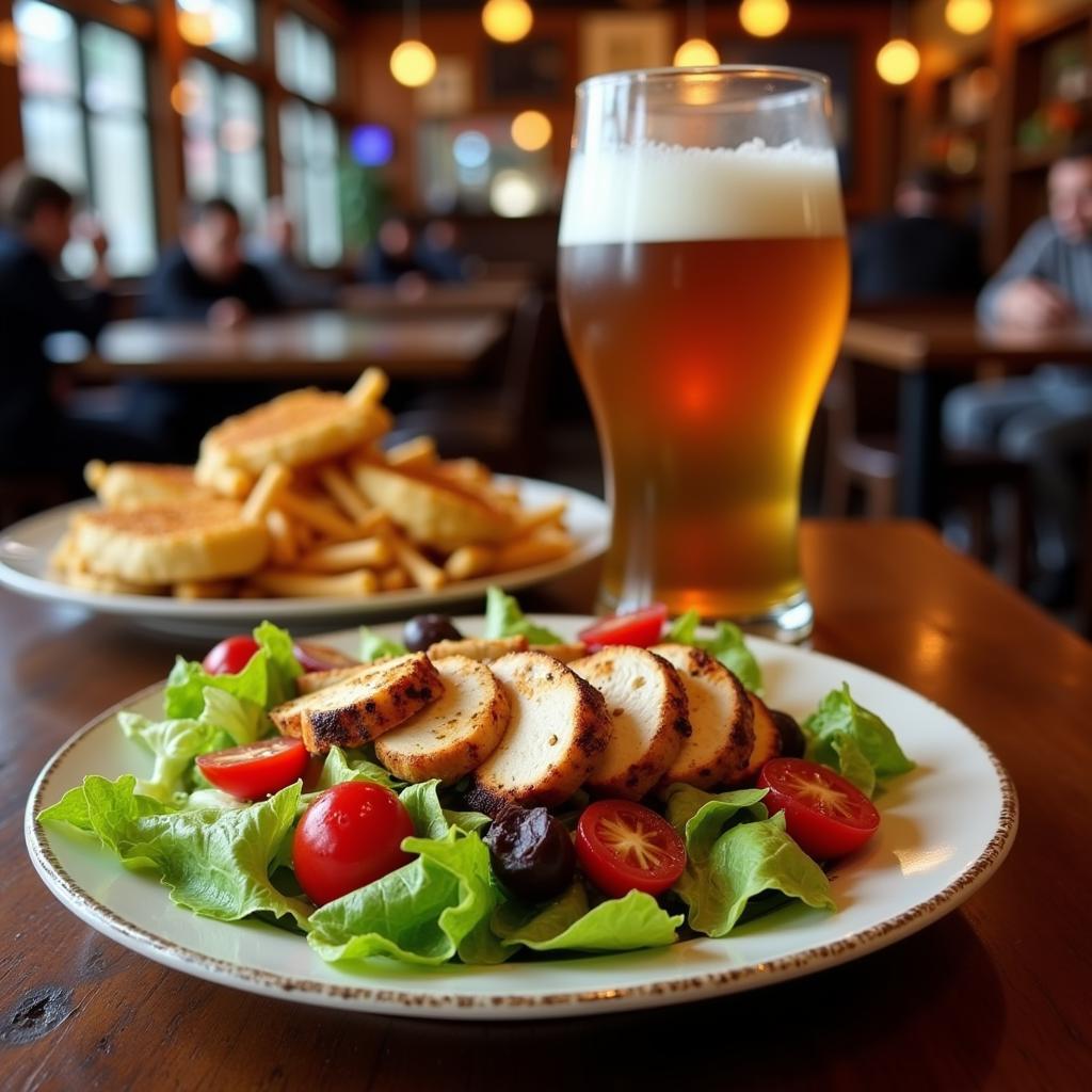 Enjoying a Gluten-Free Meal at the Pub