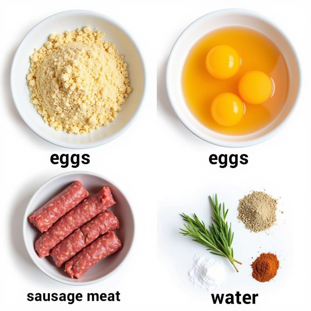 Gluten-Free Scotch Egg Ingredients