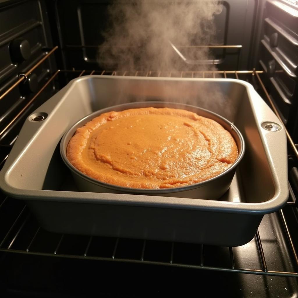 Baking Gluten-Free Turtle Cheesecake