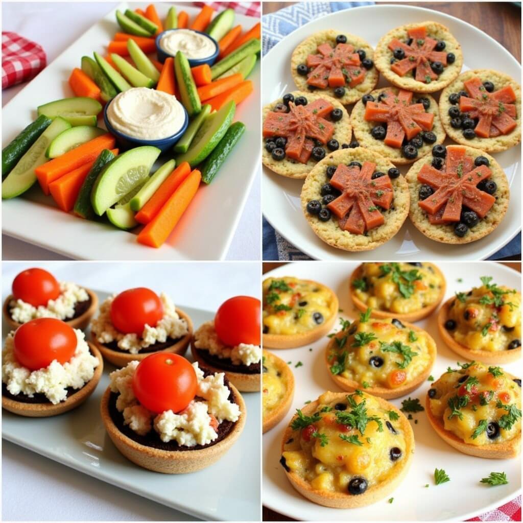 Gluten-Free Vegetarian Appetizers Platter