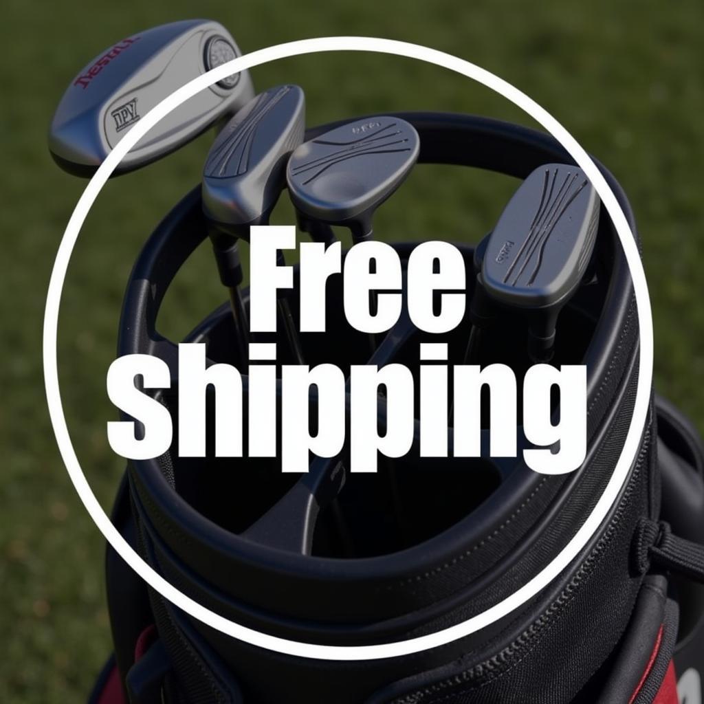 Golf Equipment with Free Shipping Label