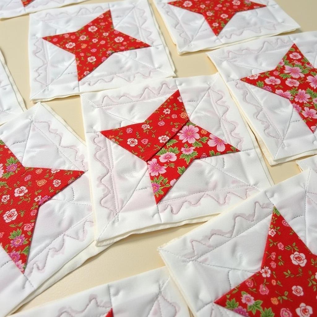 Grandma Mary's Five Patch Quilt Blocks