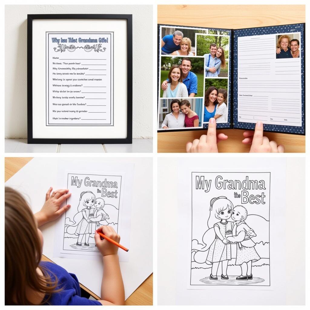 Grandma Printable Activity Ideas