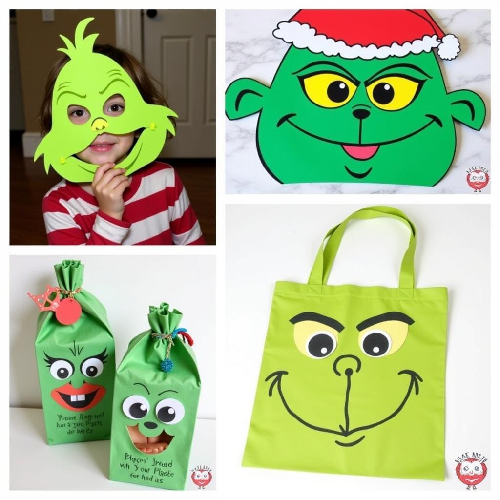 Grinch Face Craft Ideas