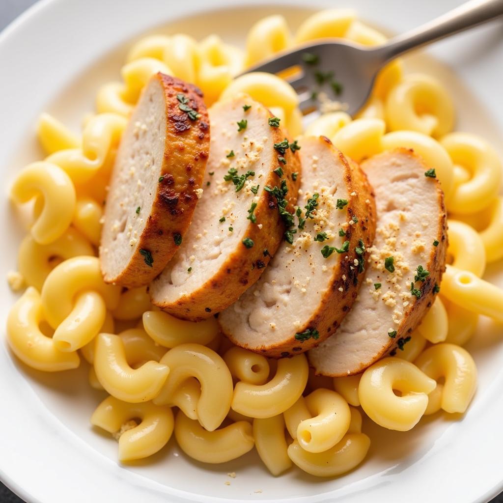 Guilt-Free Mac and Cheese with Chicken