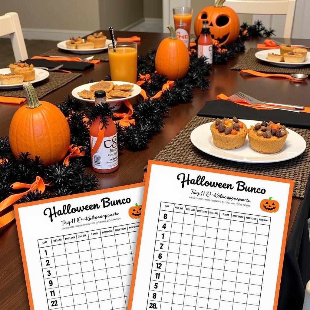 Halloween Bunco Party Ideas