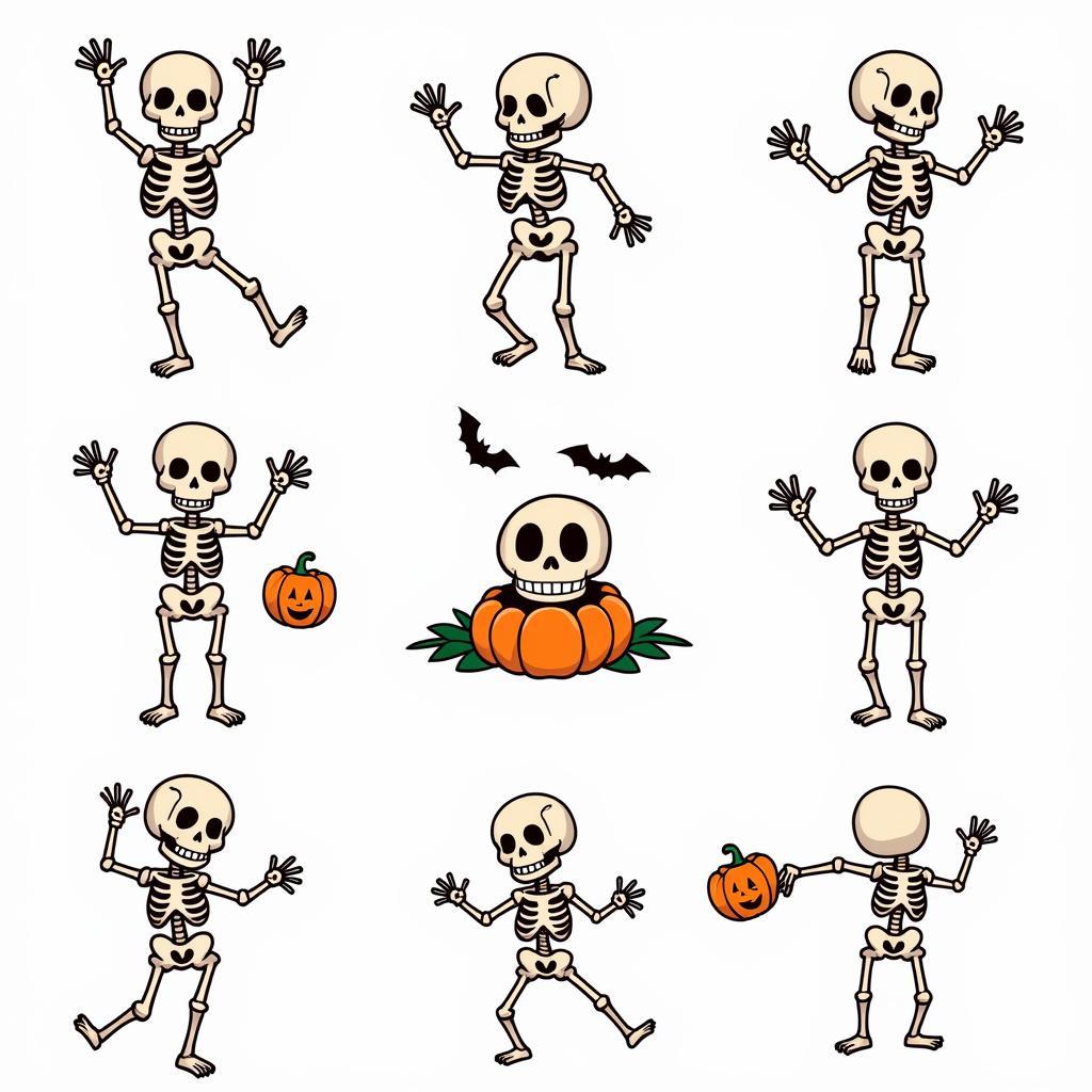 Free Halloween Skeleton SVG Designs