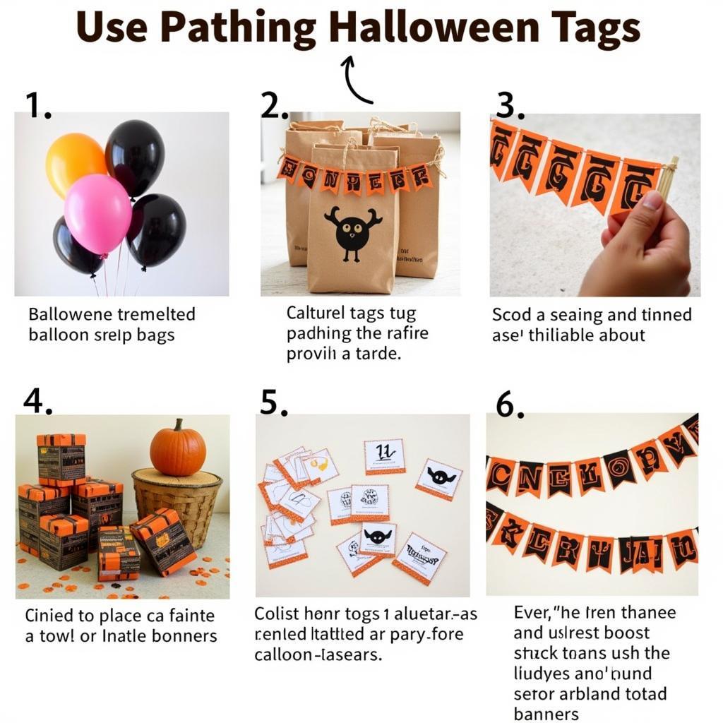 Halloween Tags for Party Decorations