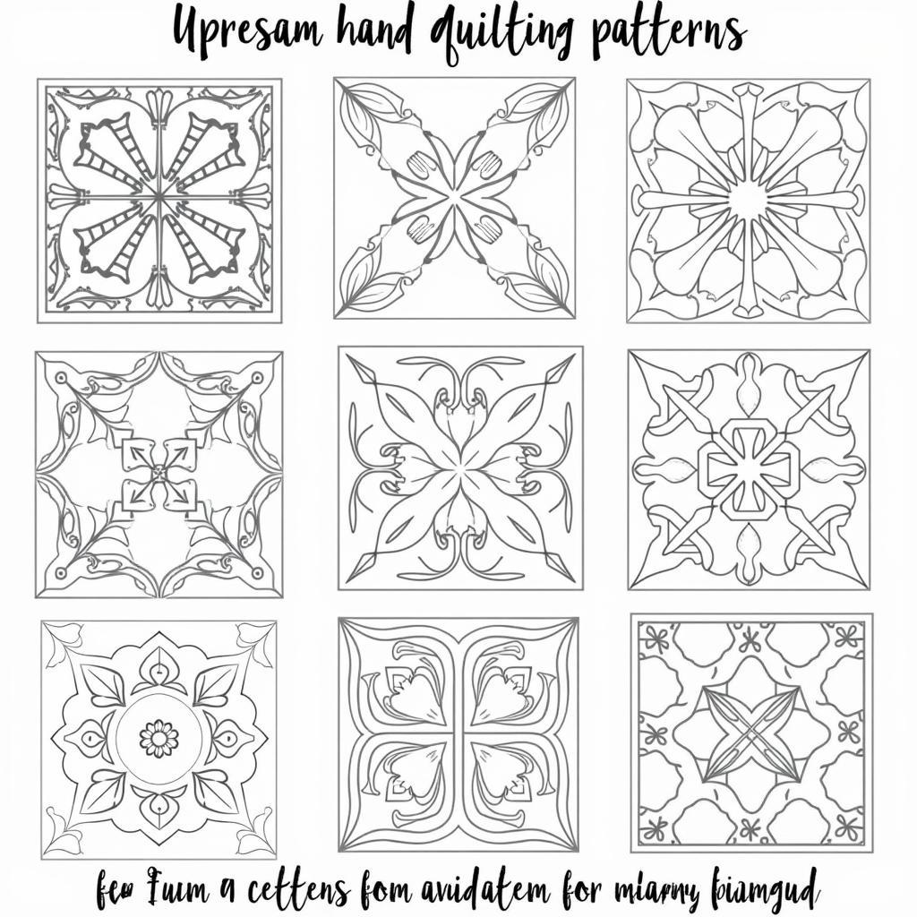 Beginner-Friendly Hand Quilting Patterns for Various Skill Levels