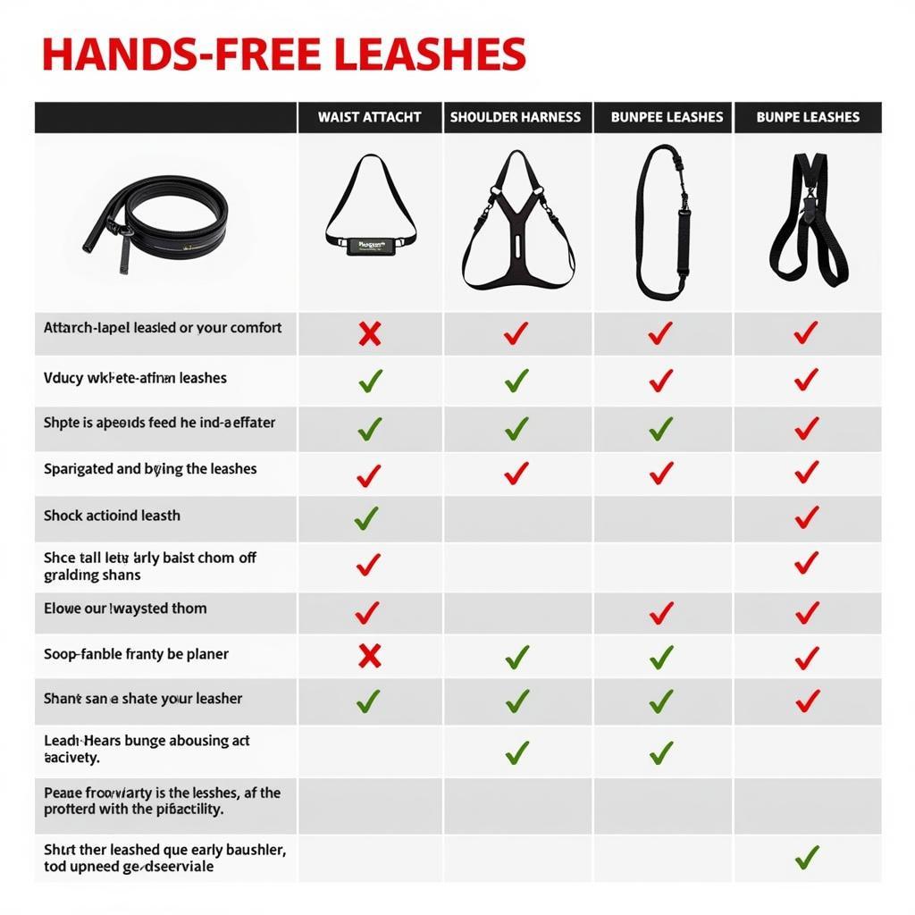 Hands Free Leash Types Comparison