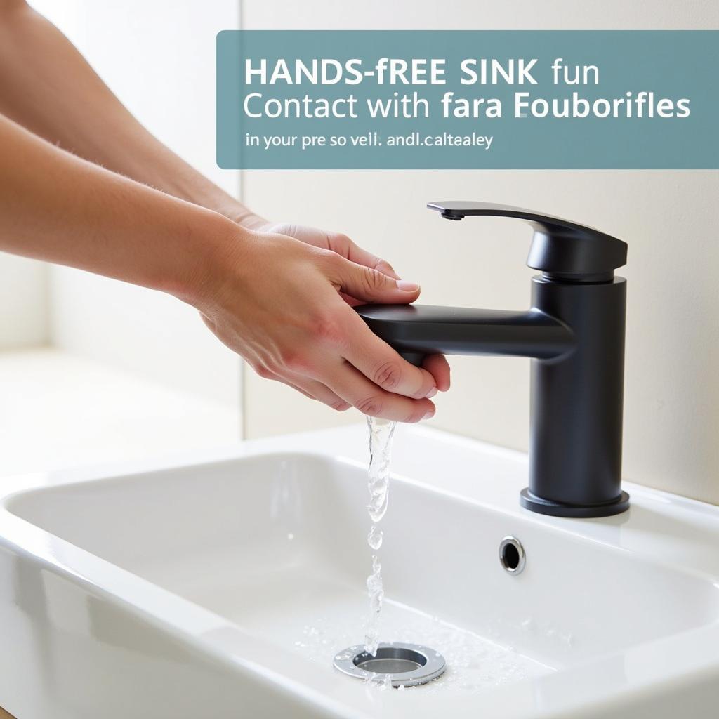 Hands Free Sink Hygiene Benefits