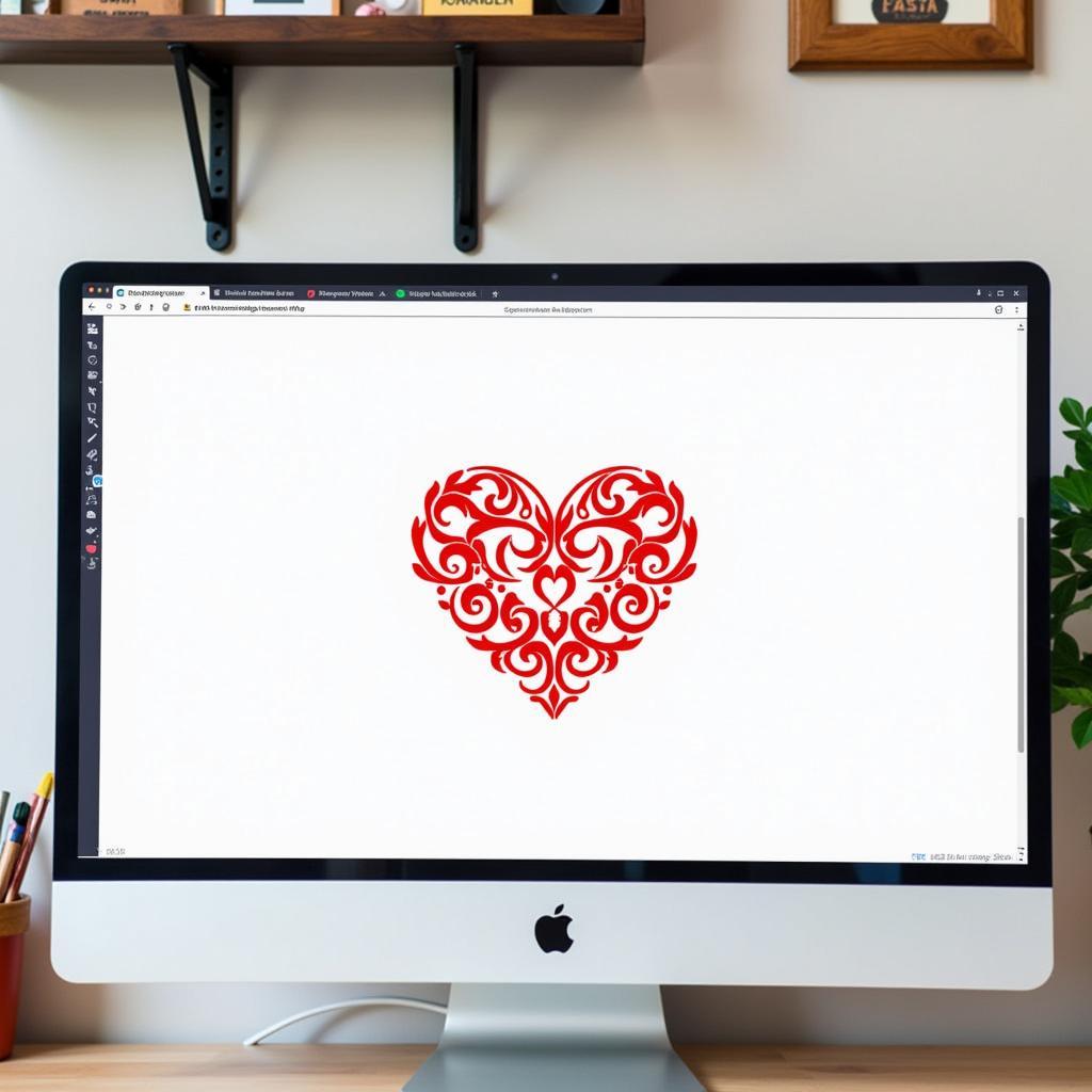 Happy Valentines Day SVG Heart Design