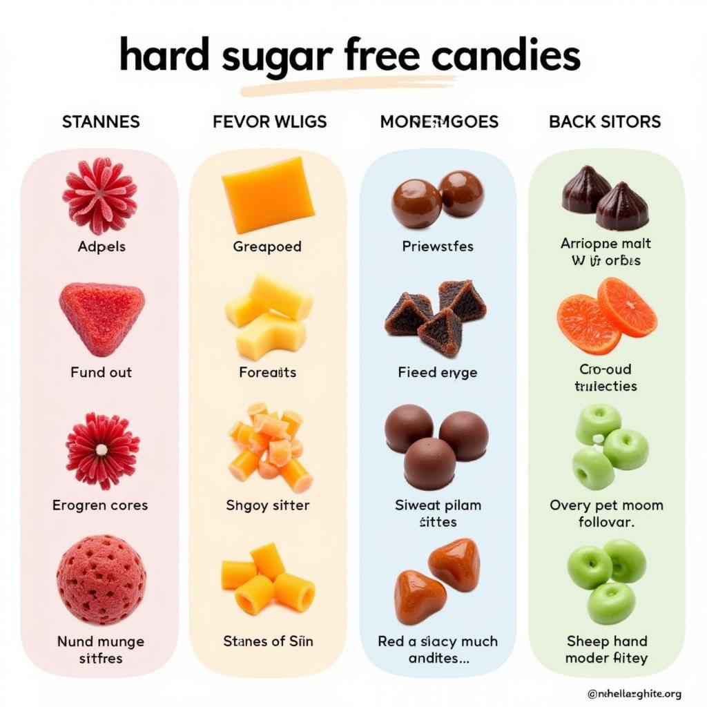 Hard Sugar Free Candy Flavors