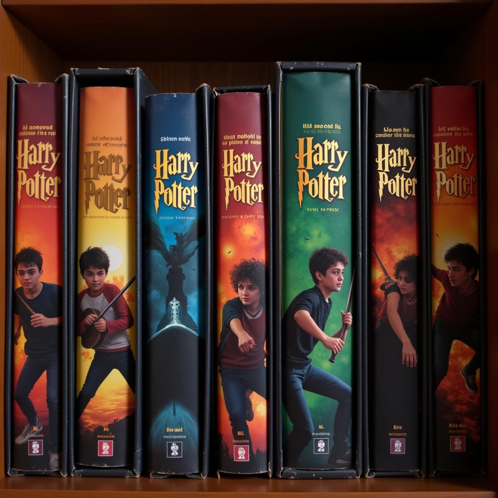 Physical Copies of Harry Potter Books