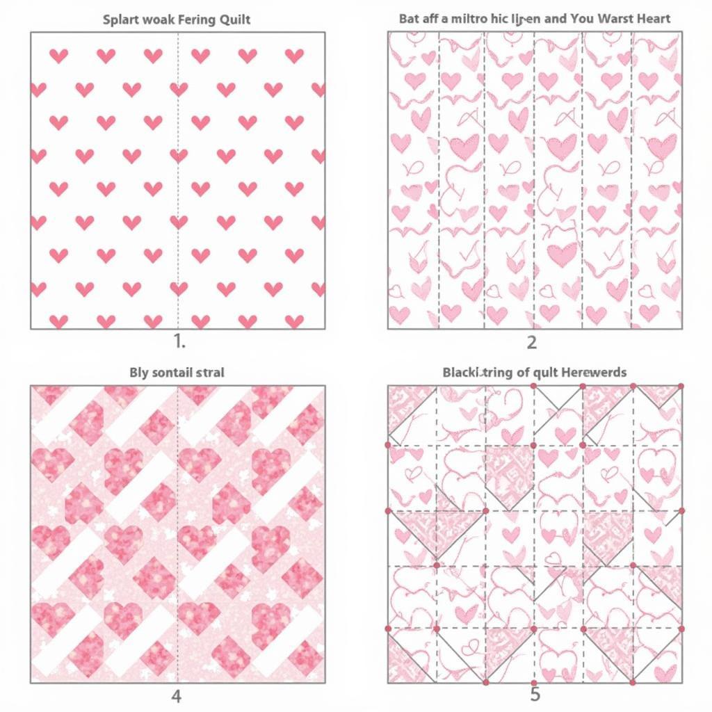 Heart Strings Quilt Pattern Variations