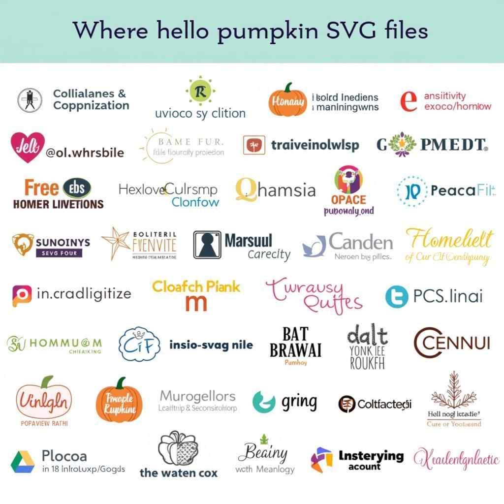 Free Hello Pumpkin SVG Design Resources