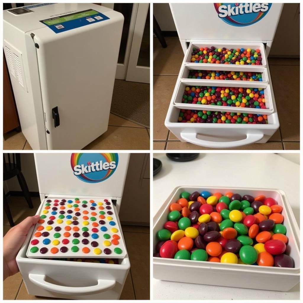 Freeze-drying skittles at home