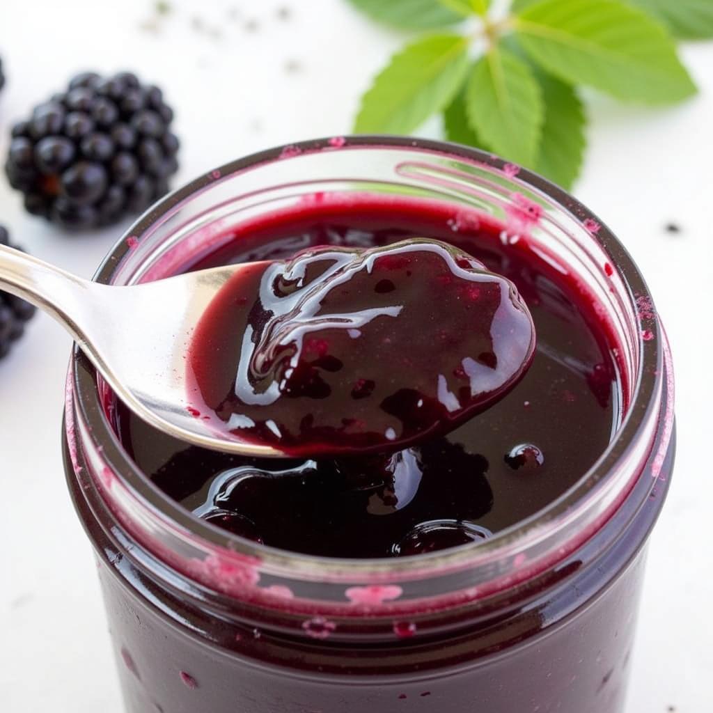 Homemade Sugar Free Blackberry Preserves