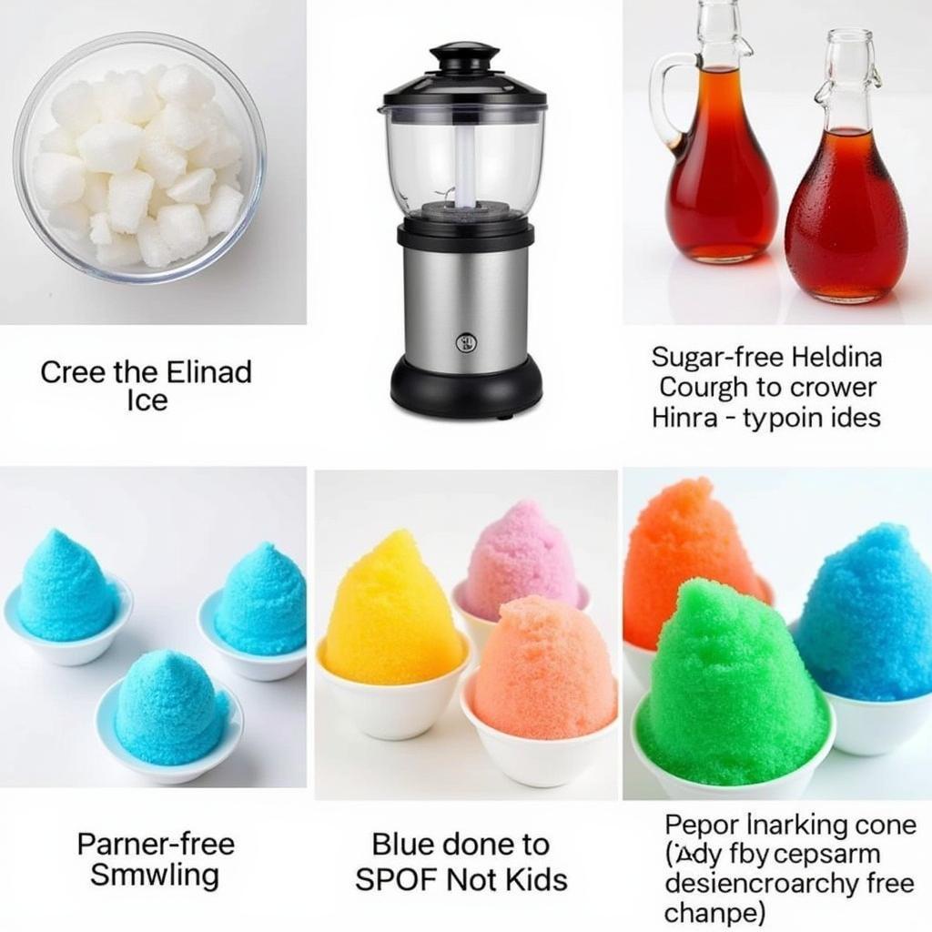 Making Sugar-Free Snow Cones at Home