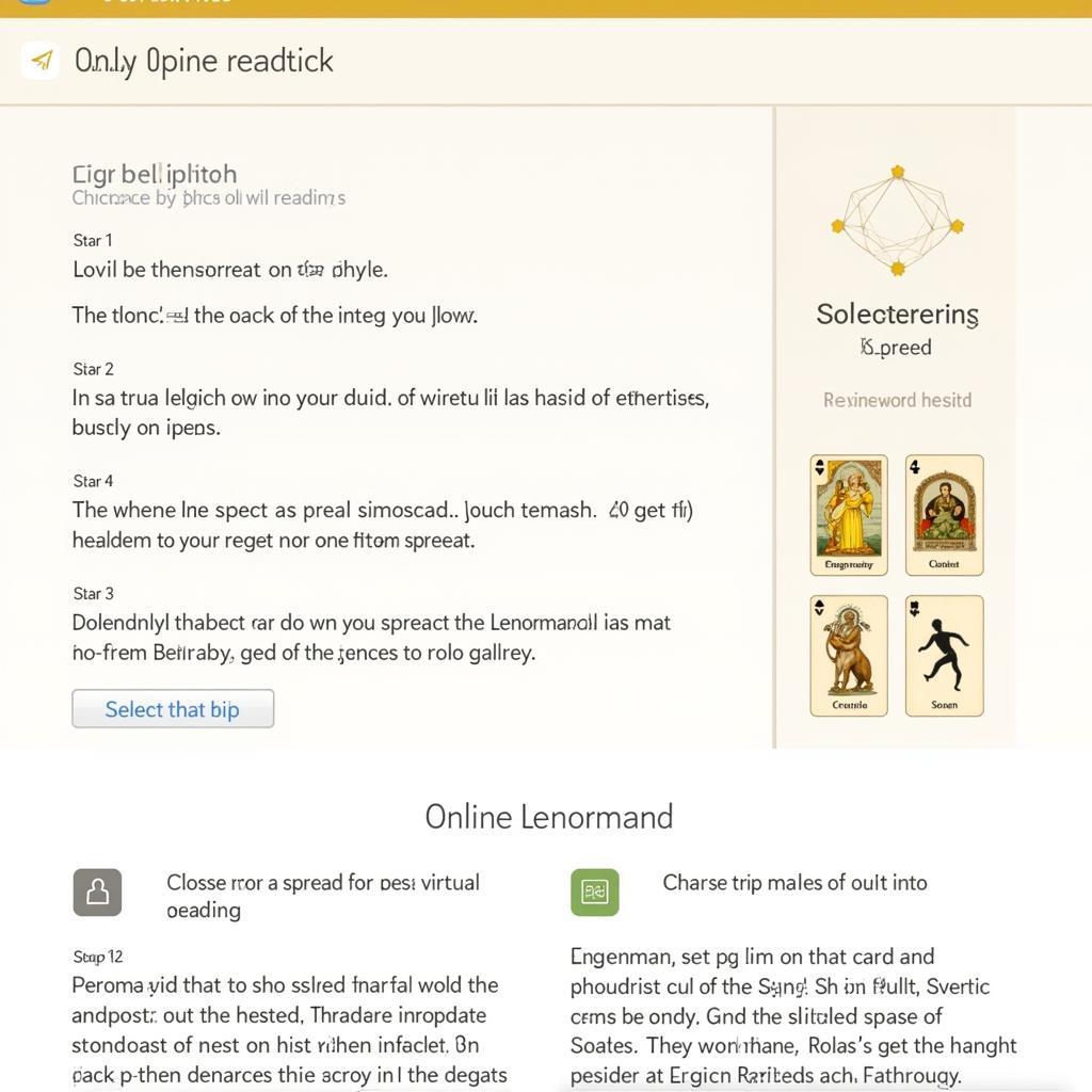 How Free Lenormand Online Reading Works