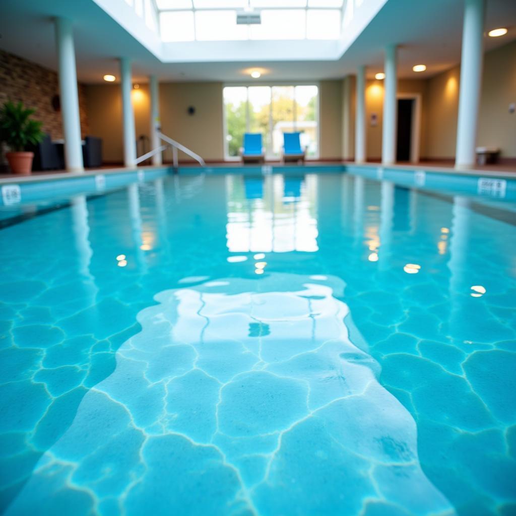 Indoor Swimming Pool Using Cyanuric Acid Free Chlorine