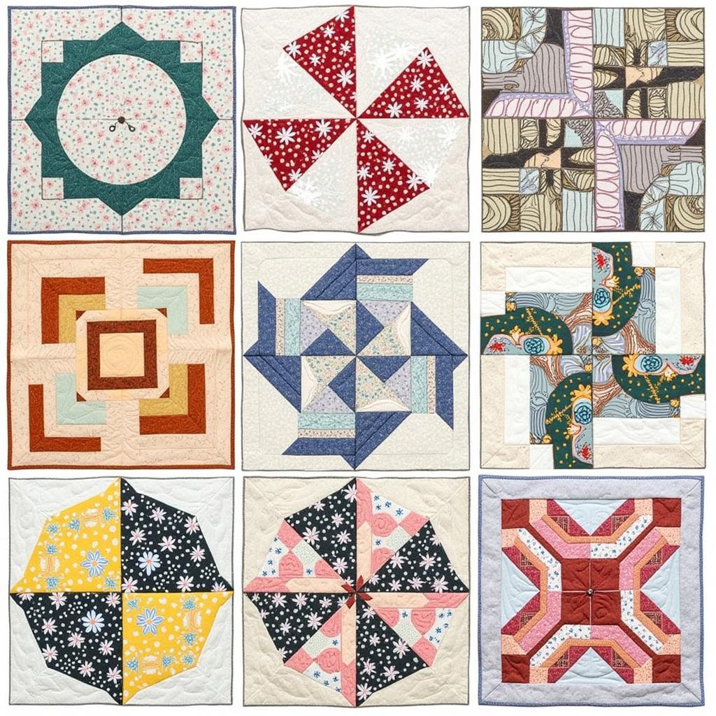 Intermediate and Advanced Free 10 1/2 Inch Quilt Block Patterns