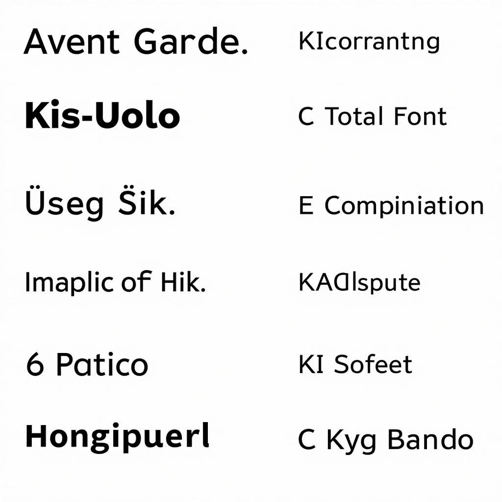 ITC Avant Garde Alternatives: Free Font Options