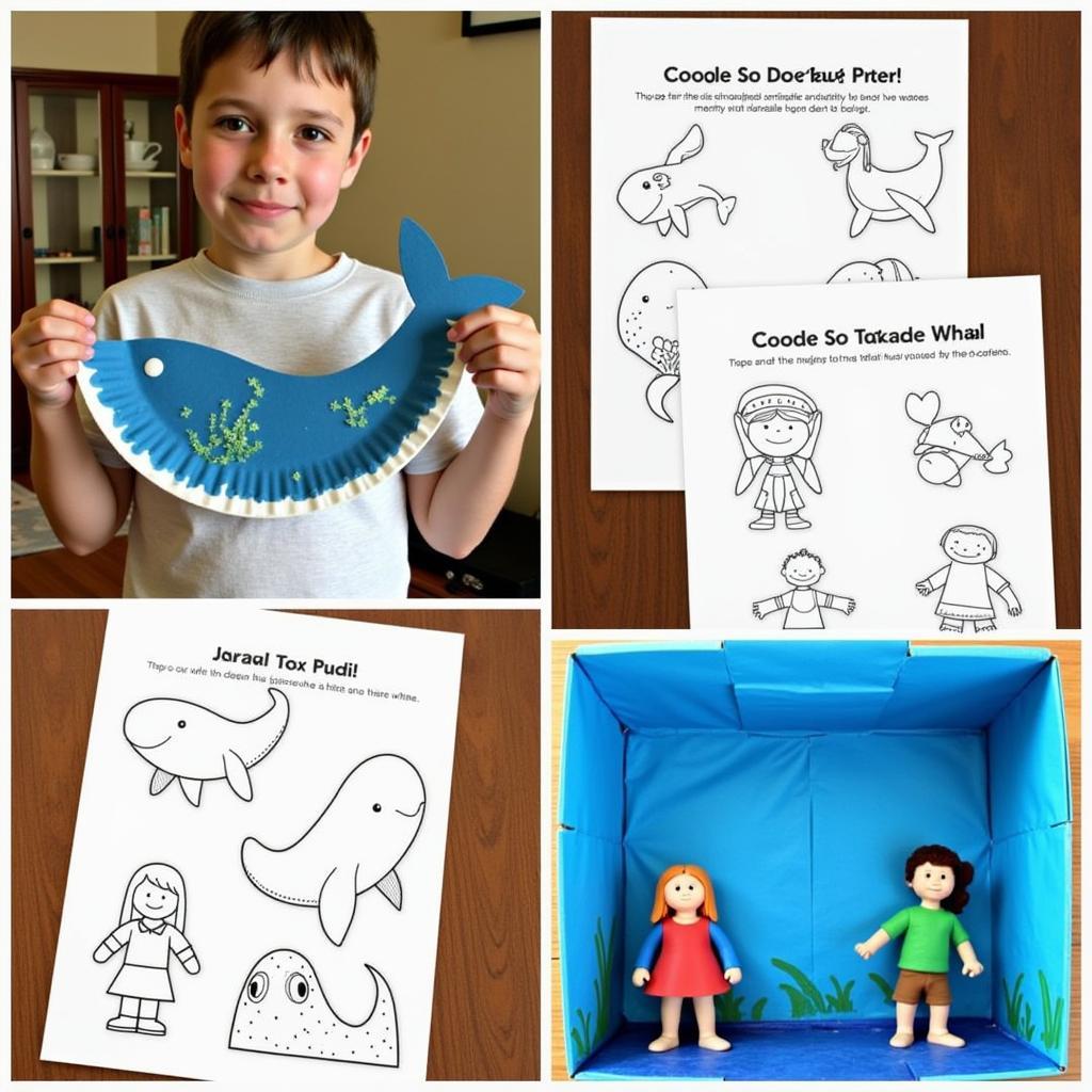 DIY Jonah and the Whale Craft Ideas Using Printables