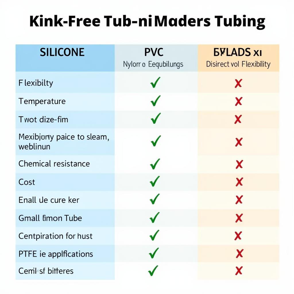 Kink-Free Tubing Material Comparison