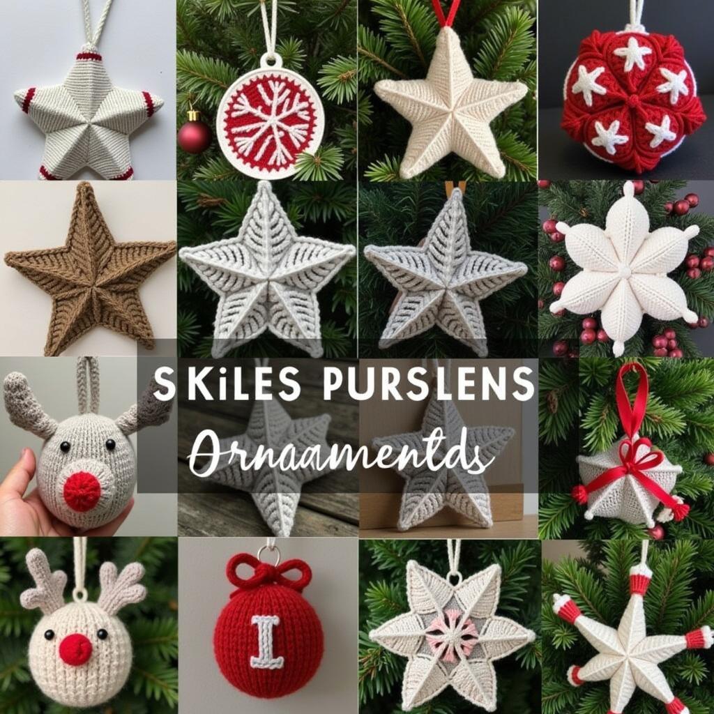 Free Knit Christmas Ornament Patterns: A Collection of Festive Designs