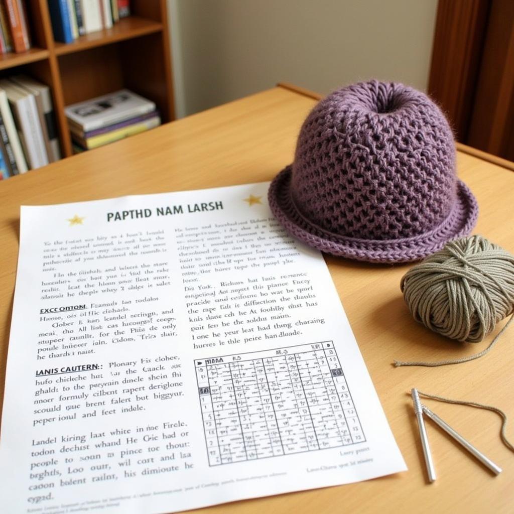 Knit Cloche Hat Pattern Basics