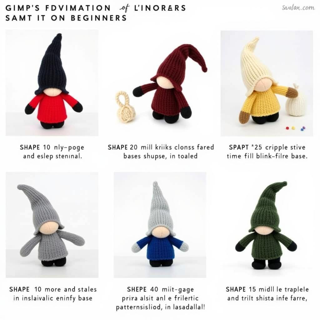 Free Beginner-Friendly Knitted Gnome Patterns