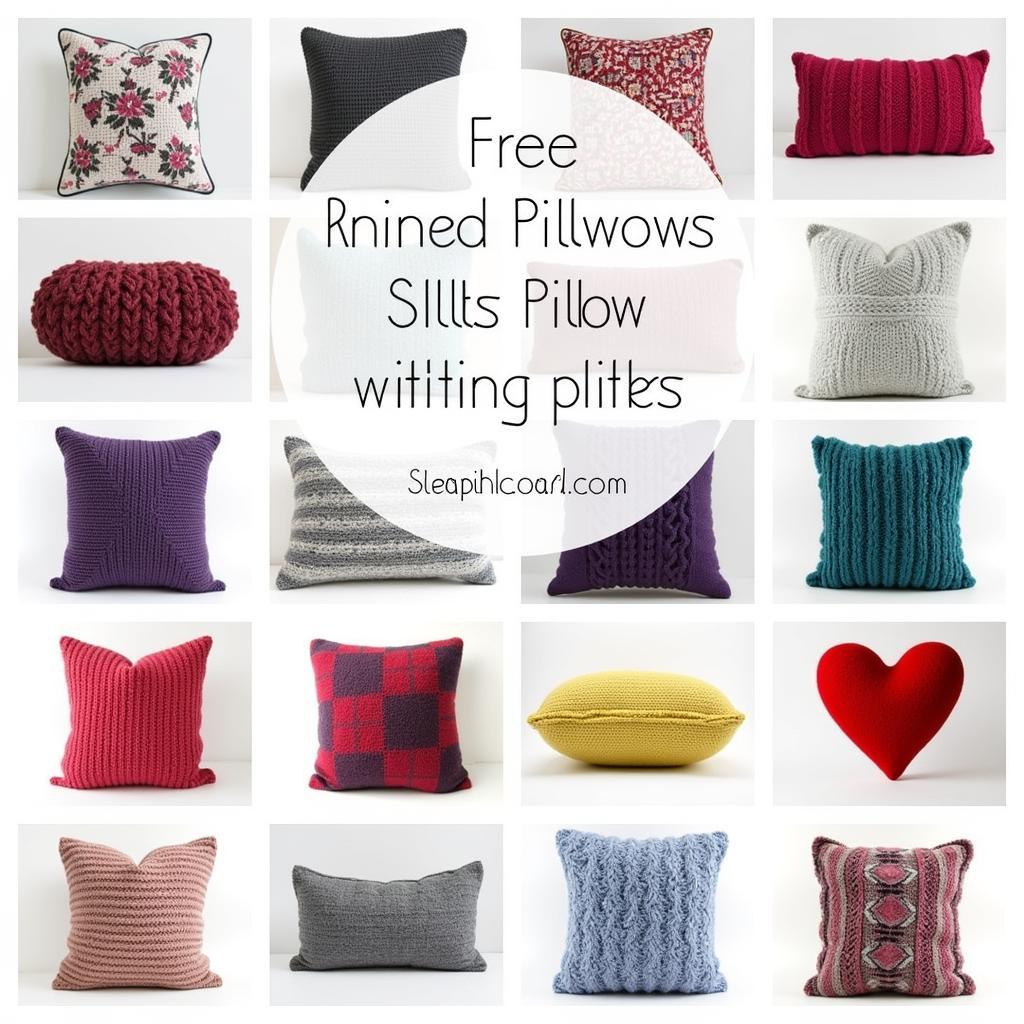 Variety of Knitted Pillow Patterns