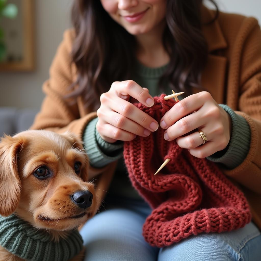 Tips for Knitting a Dog Sweater