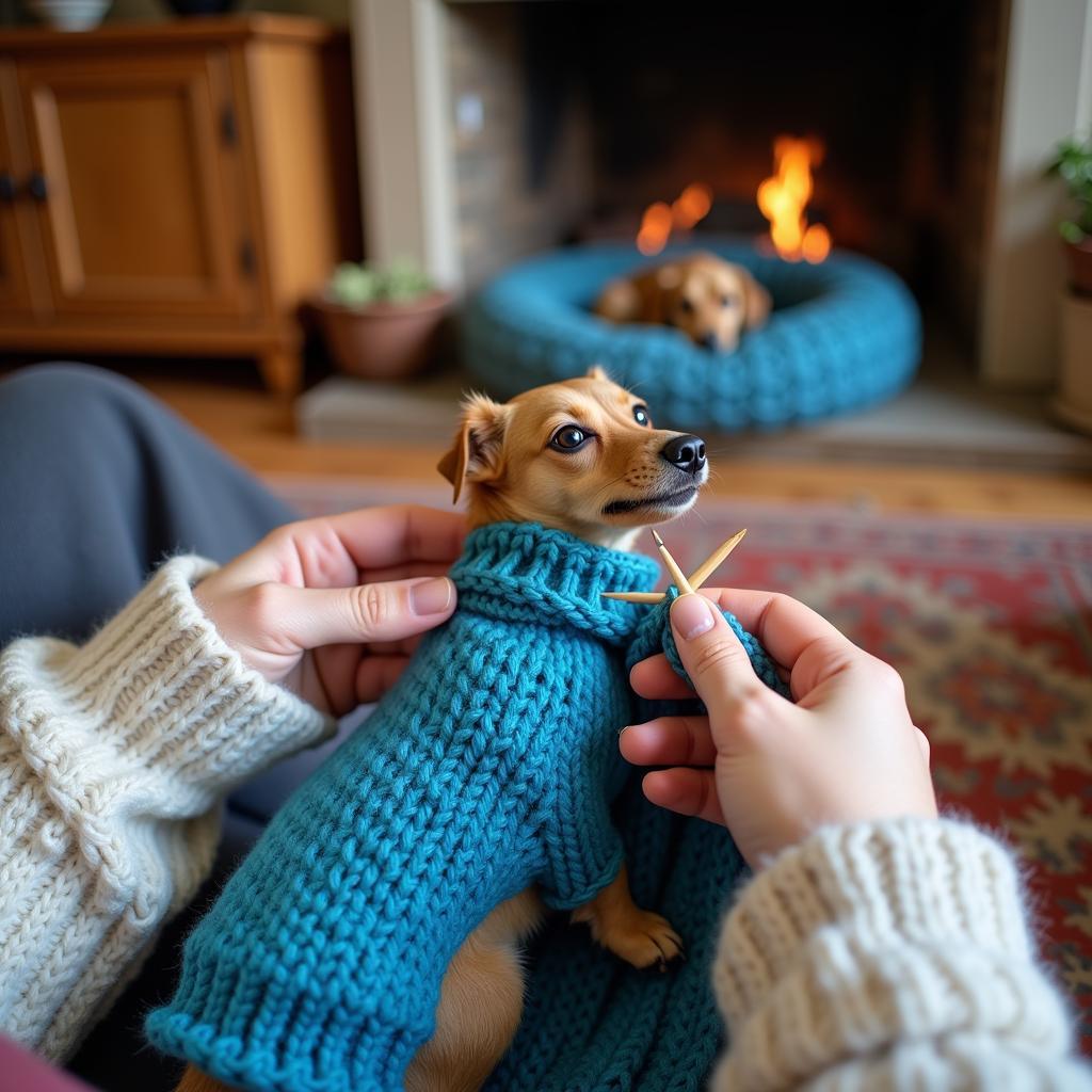 Free Knitting Pattern for a Dog Sweater