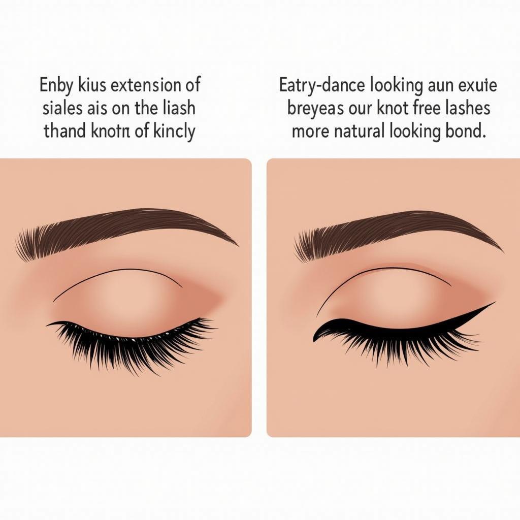 Knot-Free Lashes vs. Classic Lashes Comparison