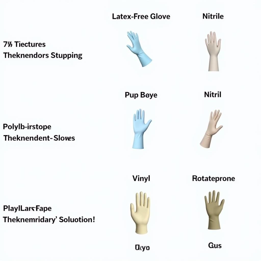 Different Types of Latex-Free Medical Gloves