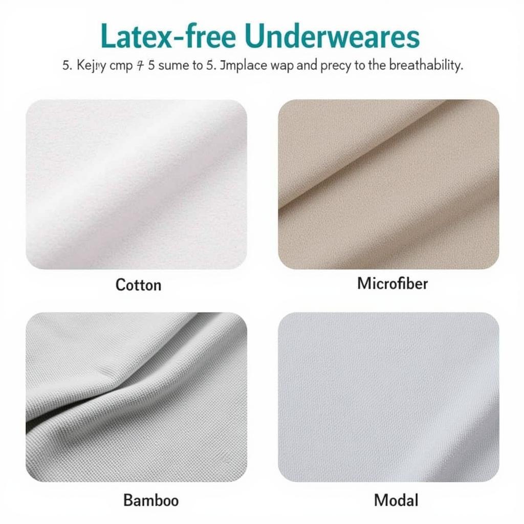 Latex-Free Underwear Materials