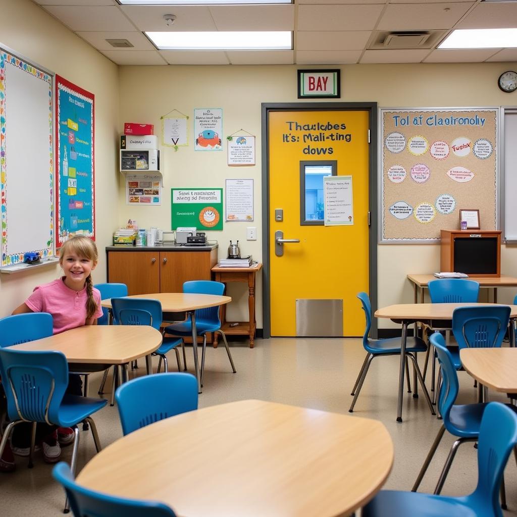 LDS Primary Door Signs in Classroom Setting