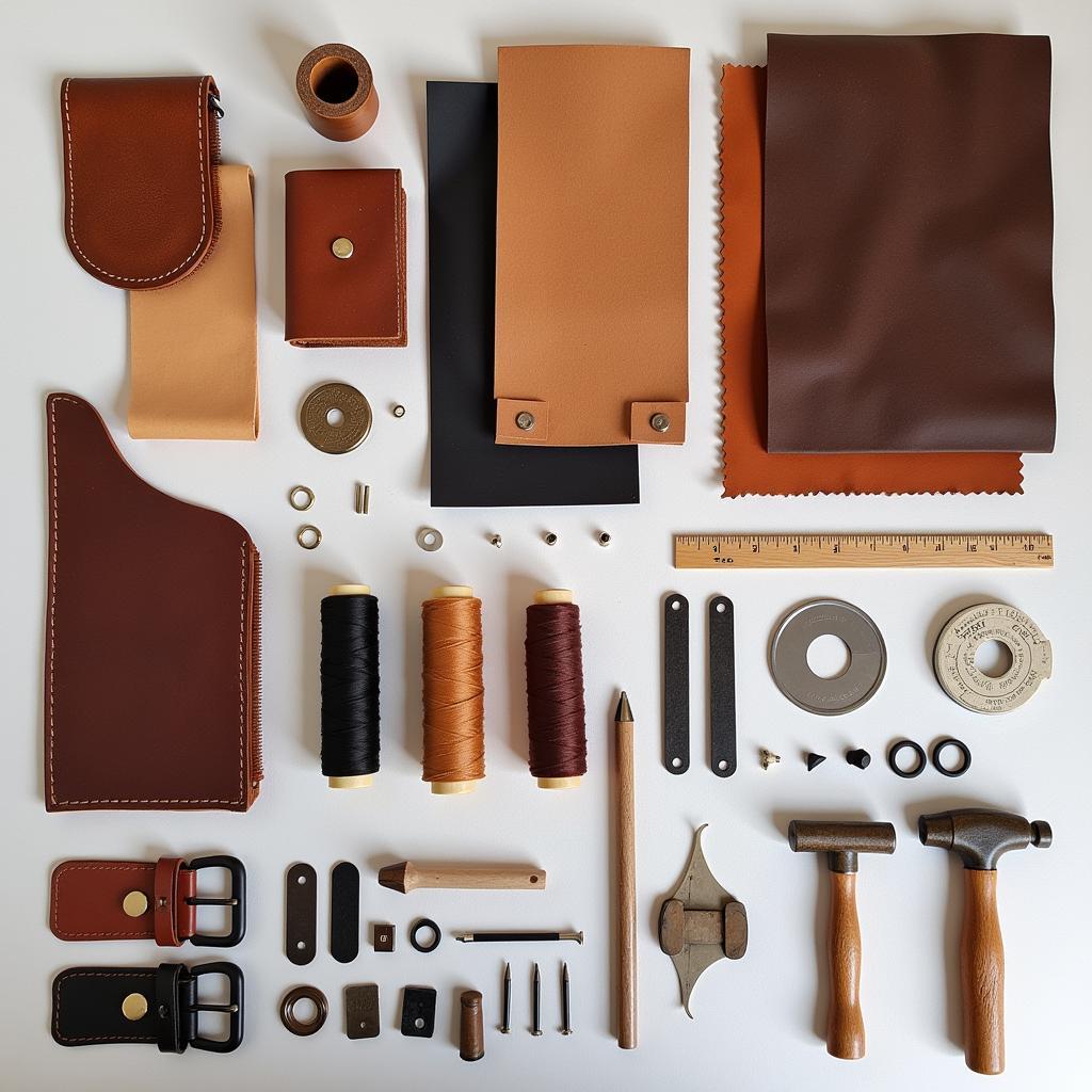 Essential Tools and Materials for Leather Bag Making