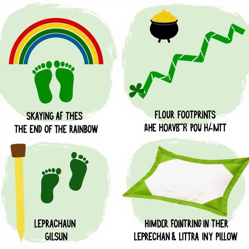 Leprechaun Footprint Trail Ideas