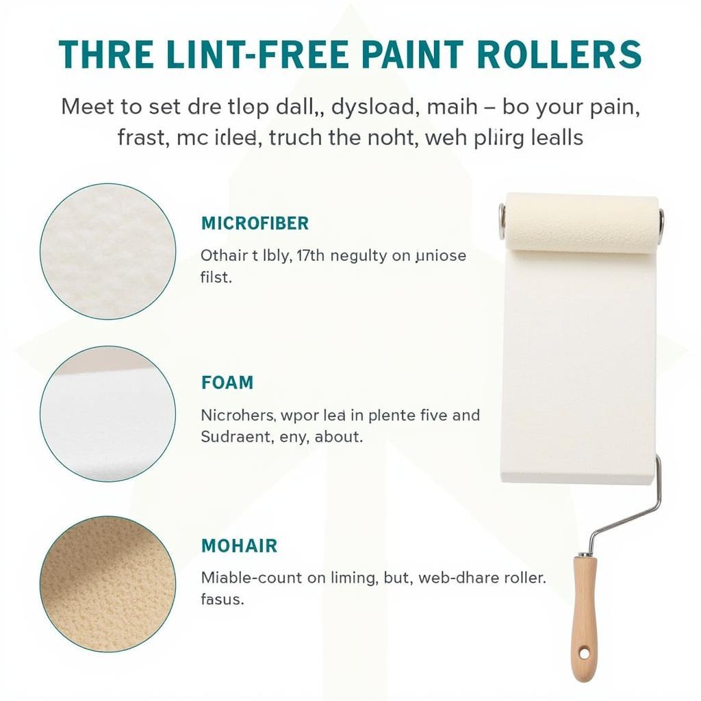 Different Types of Lint-Free Paint Rollers